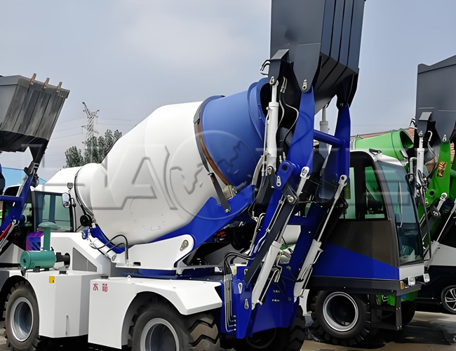 خلاطات الخرسانة ذاتية التحميل من HAOMEI - 6 موديلات متوفرة