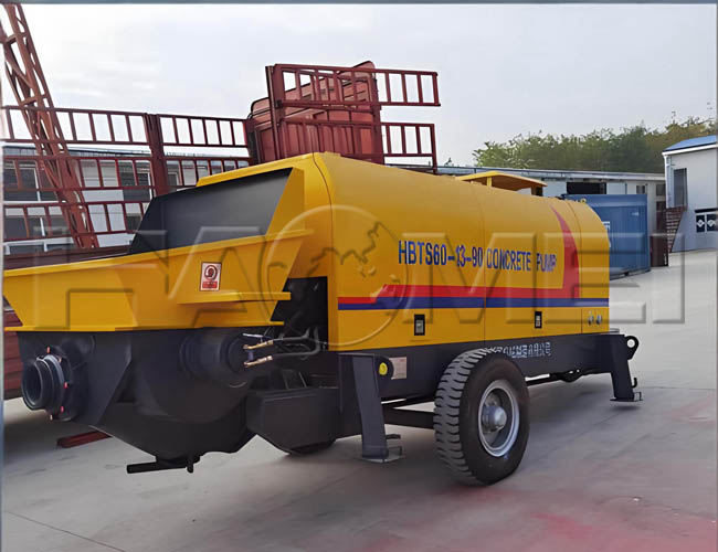 مضخة الخرسانة المقطورة 60 م³/ساعة للبناء