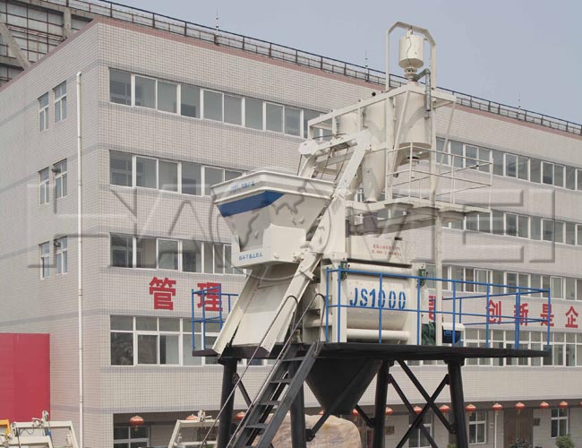 خلاطة الخرسانة من سلسلة JS لمحطات خلط الخرسانة.